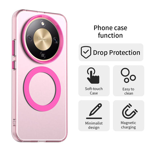 MagSafe cover til Honor Magic8 Lite, Techsuit, CandyCase, Pink