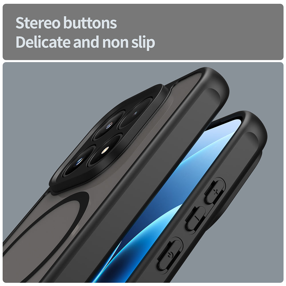 MagSafe cover til Honor Magic8 Lite, Techsuit, HaloFrost II, Sort