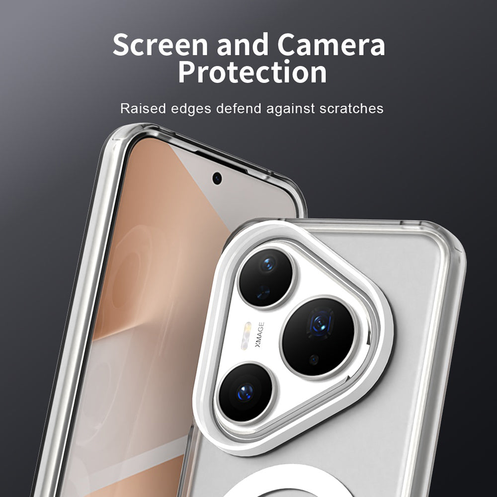 MagSafe-etui til Huawei Pura 80 Pro, Techsuit, CandyCase, Hvid