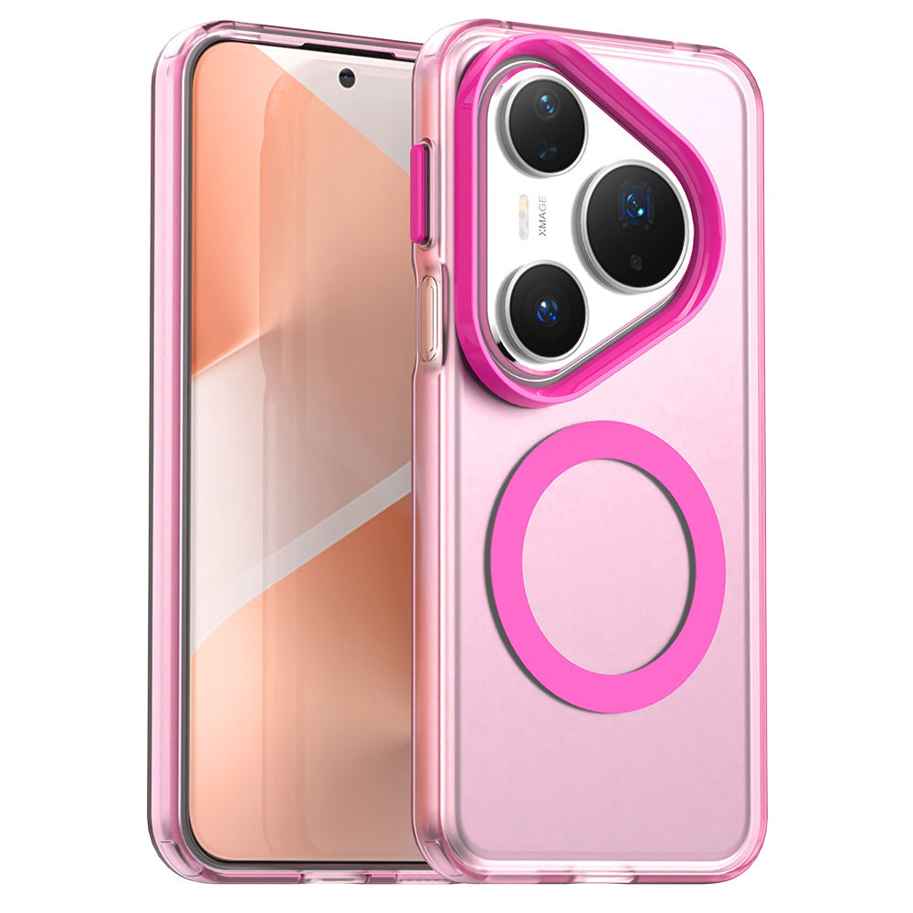 MagSafe-etui til Huawei Pura 80 Pro, Techsuit, CandyCase, Lyserød