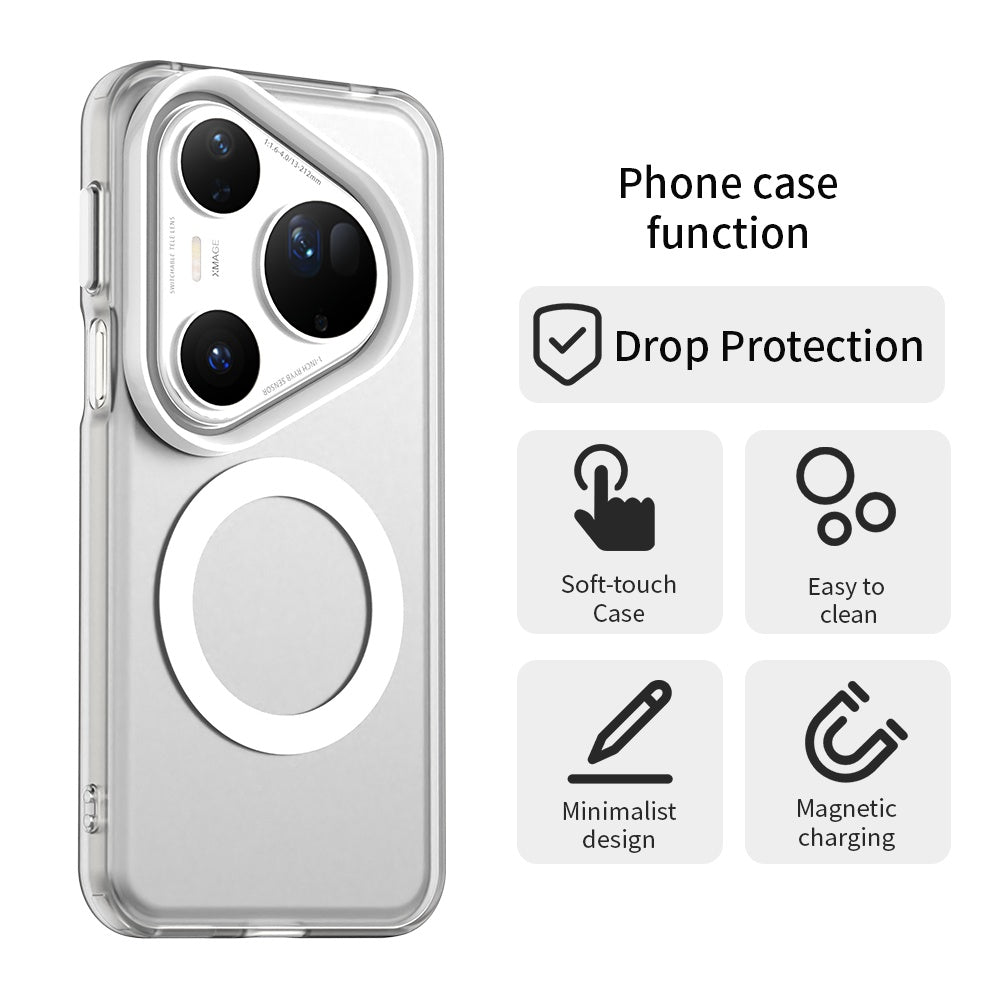 MagSafe-etui til Huawei Pura 80 Ultra, Techsuit, CandyCase, Hvid