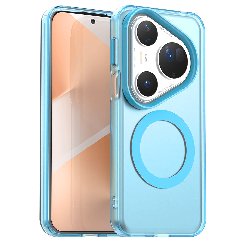 MagSafe-etui til Huawei Pura 80 Ultra, Techsuit, CandyCase, Blå