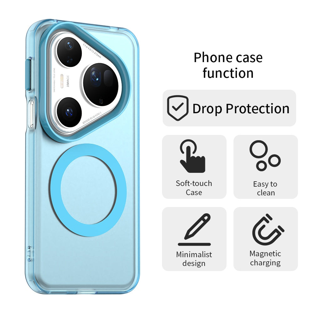 MagSafe-etui til Huawei Pura 80 Ultra, Techsuit, CandyCase, Blå