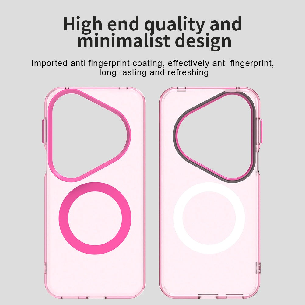 MagSafe-etui til Huawei Pura 80 Ultra, Techsuit, CandyCase, Lyserød