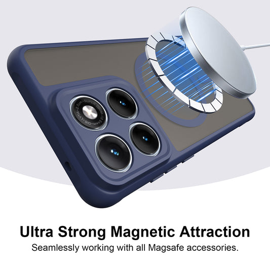 MagSafe cover til Motorola Edge 70 Fusion, Techsuit, HaloFrost II, Marineblå