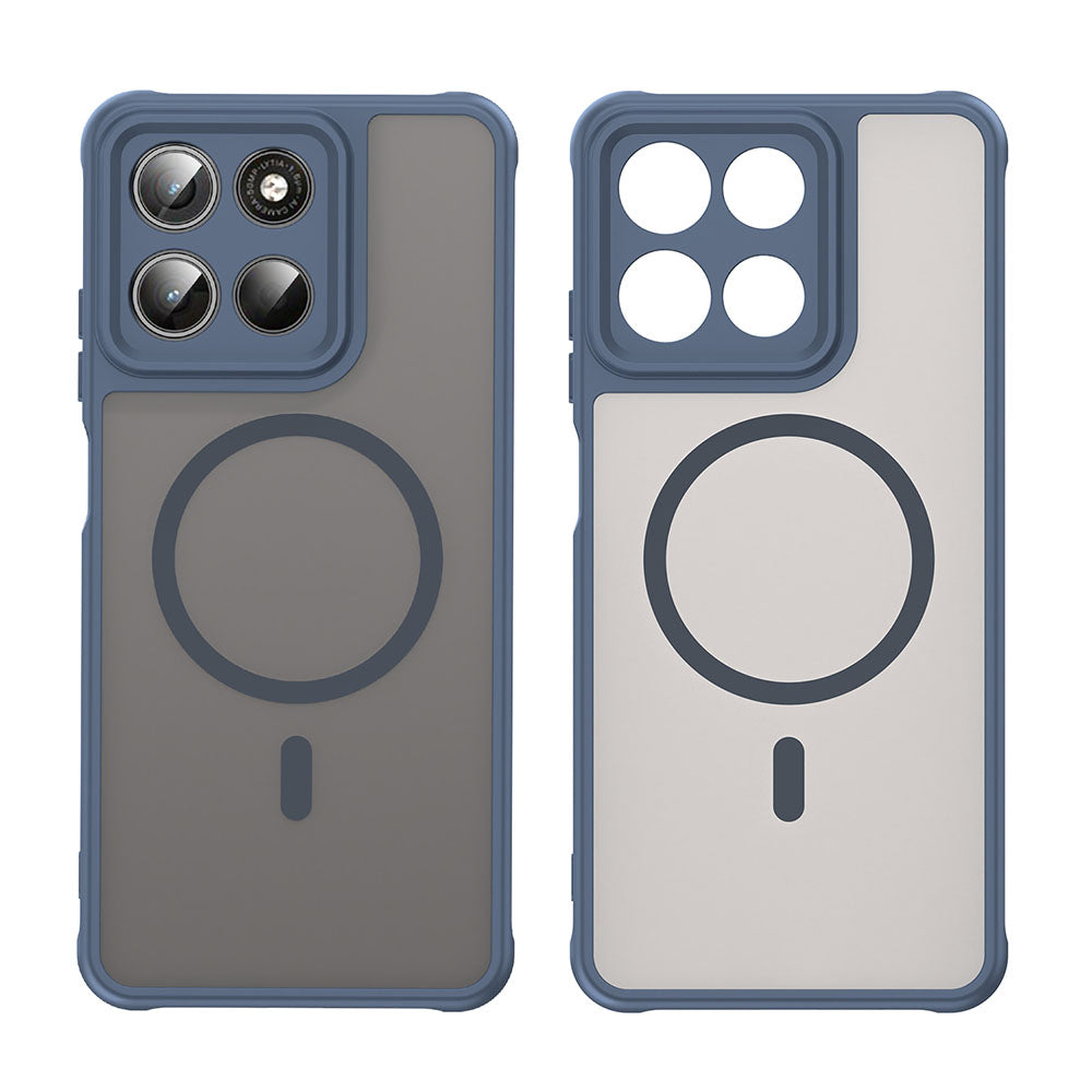 MagSafe-etui til Motorola Moto G47 / G37 Power / G37, Techsuit, HaloFrost II, Marineblå
