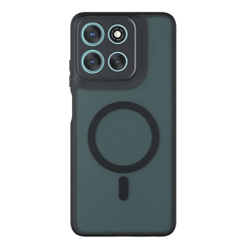 MagSafe cover til Motorola Moto G67 Power / G57 Power, Techsuit, PureFrost, Satin Sort