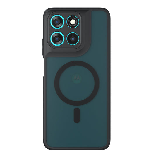 MagSafe cover til Motorola Moto G77 / G67, Techsuit, PureFrost, Satin Sort