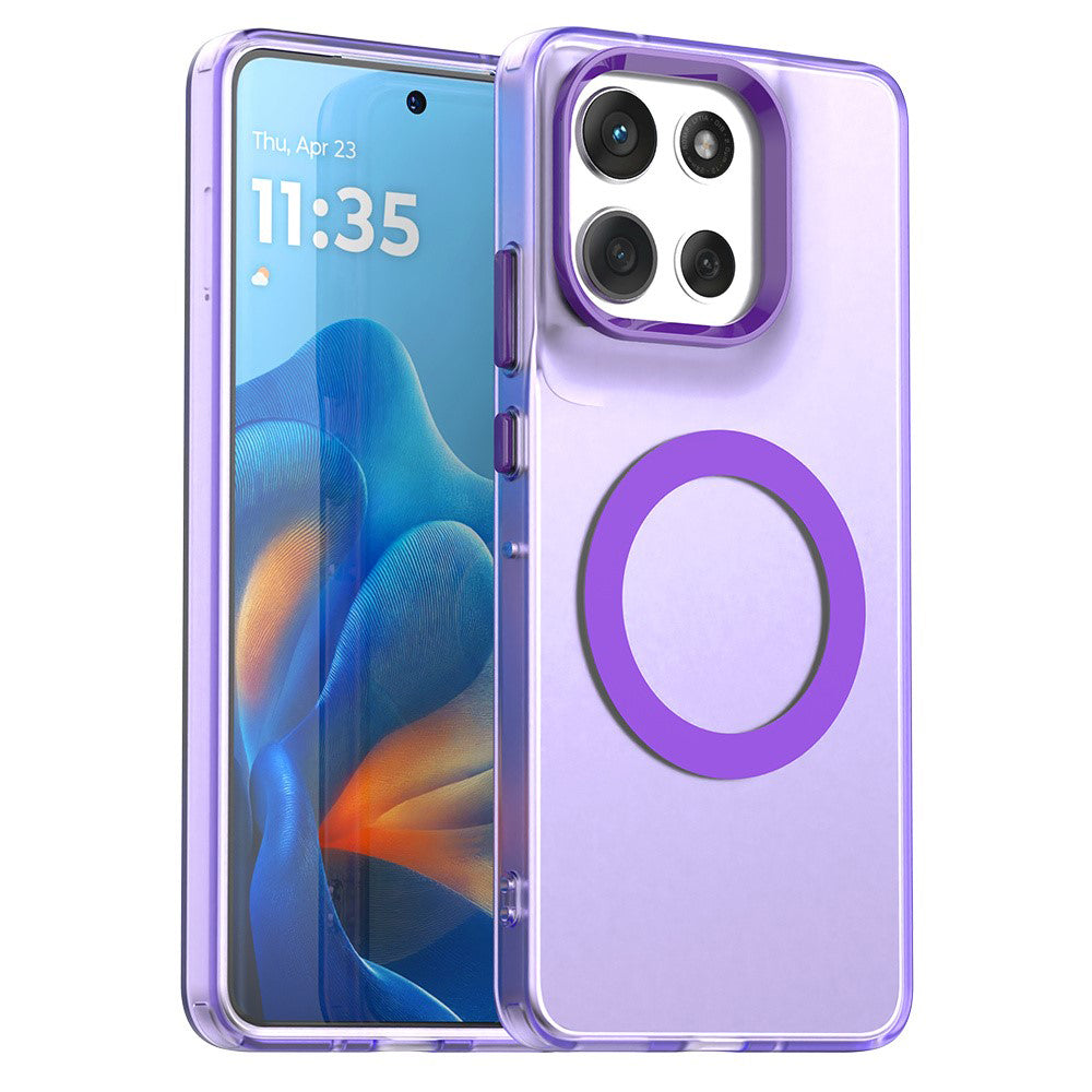 MagSafe cover til Motorola Moto G86, Techsuit, CandyCase, Lilla