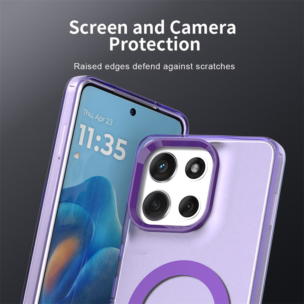 MagSafe cover til Motorola Moto G86, Techsuit, CandyCase, Lilla