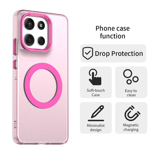 MagSafe cover til Motorola Moto G86, Techsuit, CandyCase, Pink