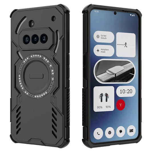 MagSafe-etui til Nothing Phone (3a), Techsuit, ArmorMag, Sort