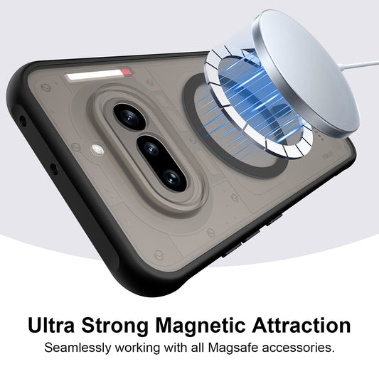 MagSafe cover til Nothing Phone (4a) Pro, Techsuit, HaloFrost II, Sort