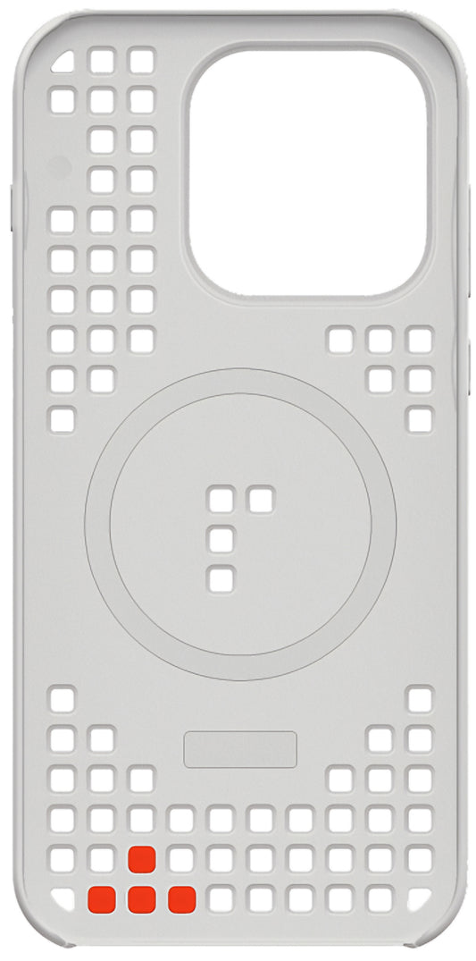 Cover til OnePlus 15, Hole Pattern Magnetic, Grå 5431102022