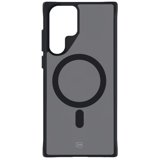 MagSafe-etui til Samsung Galaxy S22 Ultra 5G S908, 3MK, Smoke MagCase, Sort