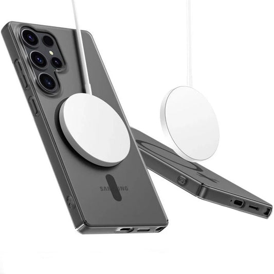 MagSafe cover til Samsung Galaxy S25 Edge S937, Tech-Protect, MagSlim, Sort