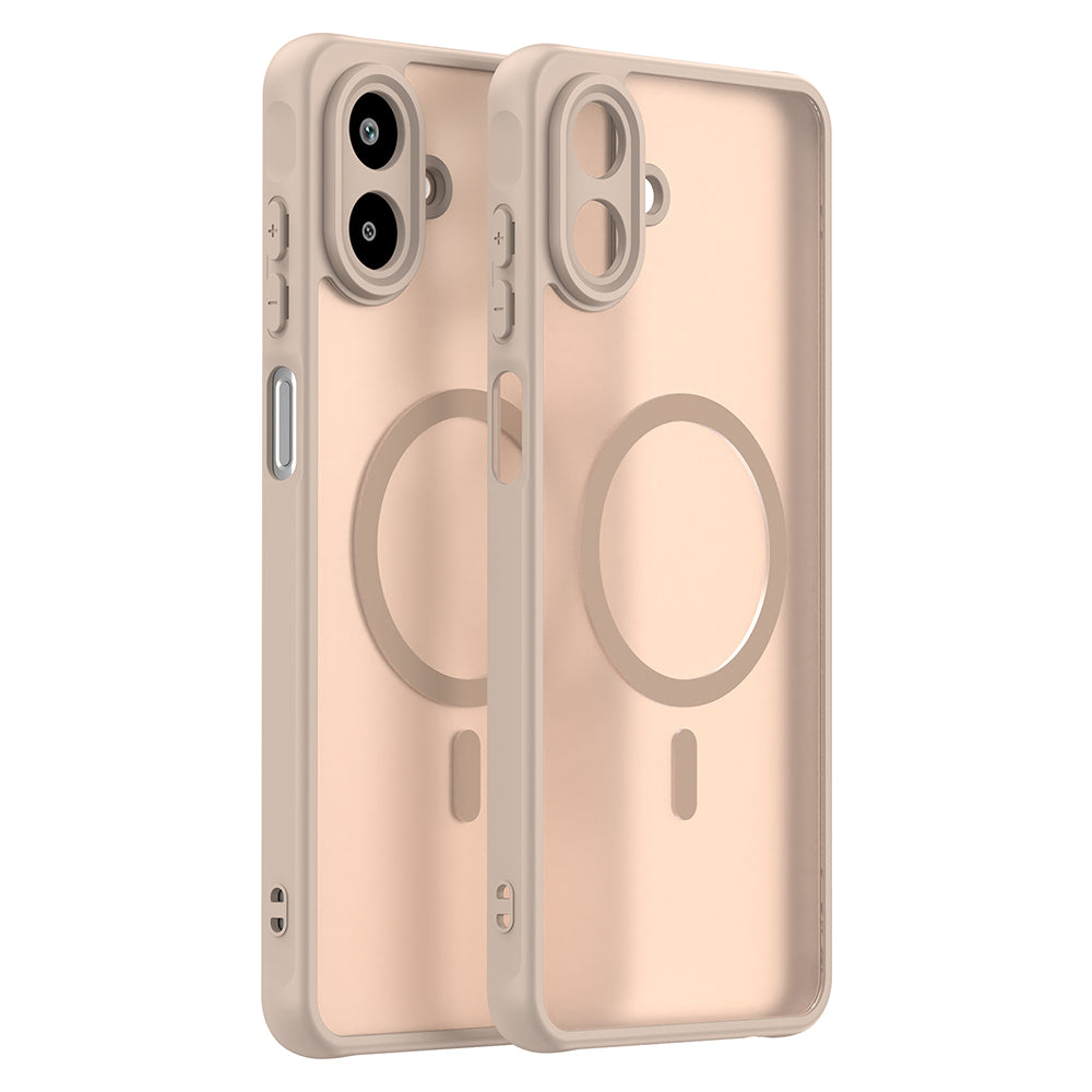 MagSafe Case for Samsung Galaxy A07 4G A075, Techsuit, HaloFrost II, Gold