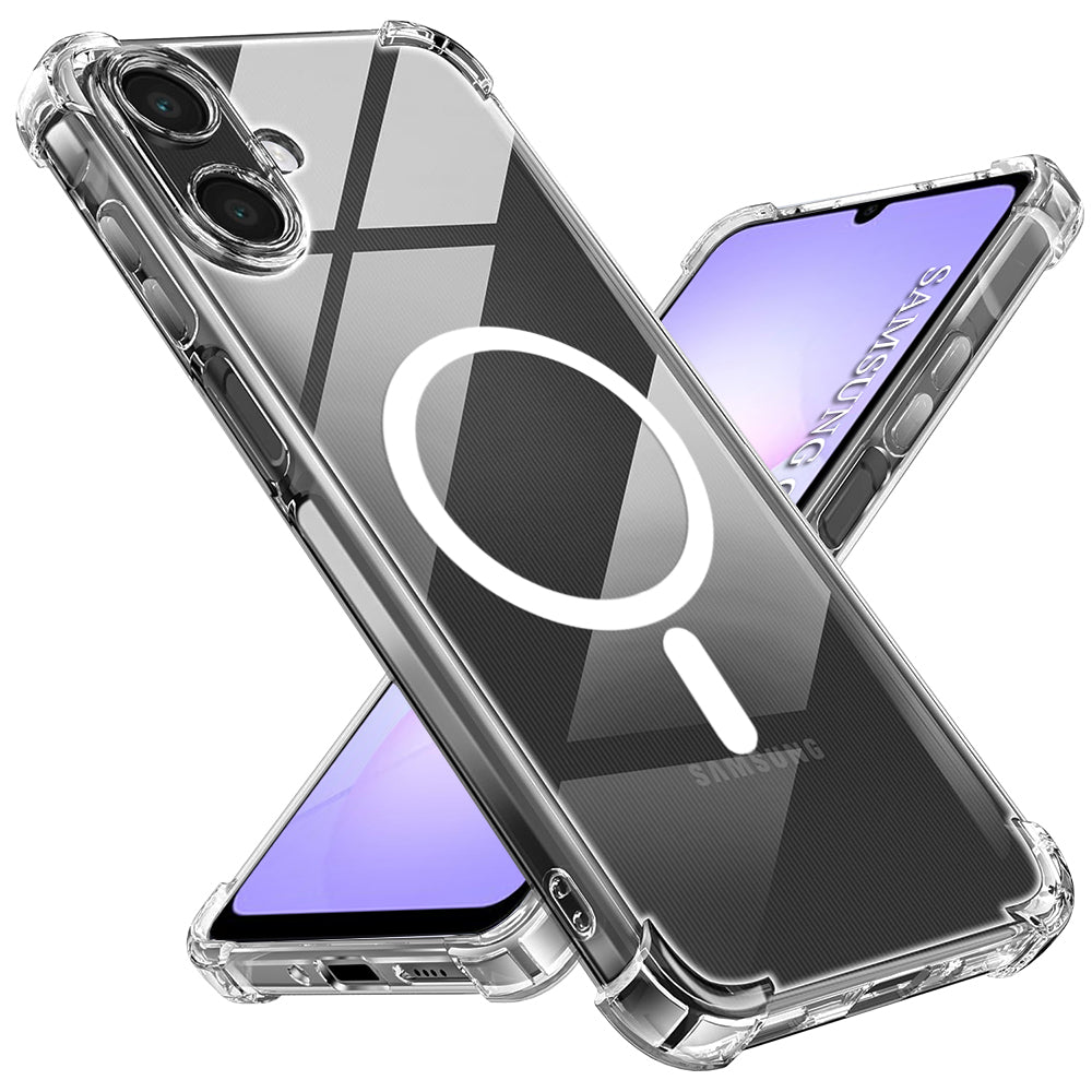 MagSafe cover til Samsung Galaxy A07 4G A075, Techsuit, Stødsikker, Gennemsigtig