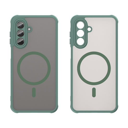 MagSafe-etui til Samsung Galaxy A17 5G, Techsuit, HaloFrost II, Grøn
