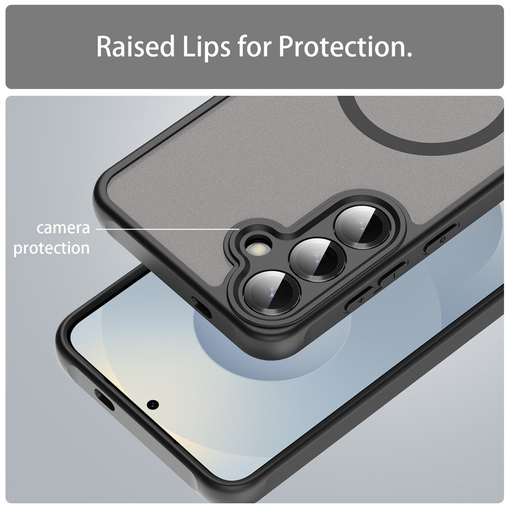 MagSafe-etui til Samsung Galaxy A27 5G, Techsuit, HaloFrost II, Sort