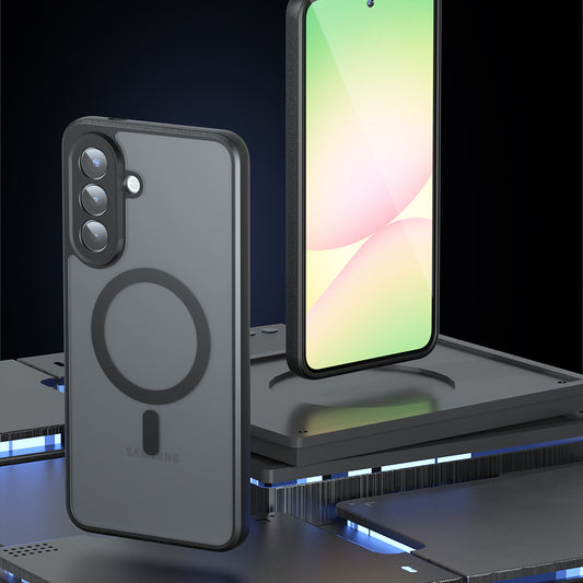 MagSafe-etui til Samsung Galaxy A27 5G, Techsuit, PureFrost, Satin Sort