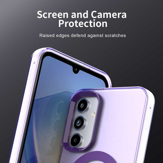 MagSafe-etui til Samsung Galaxy A35 5G A356, Techsuit, CandyCase, Lilla