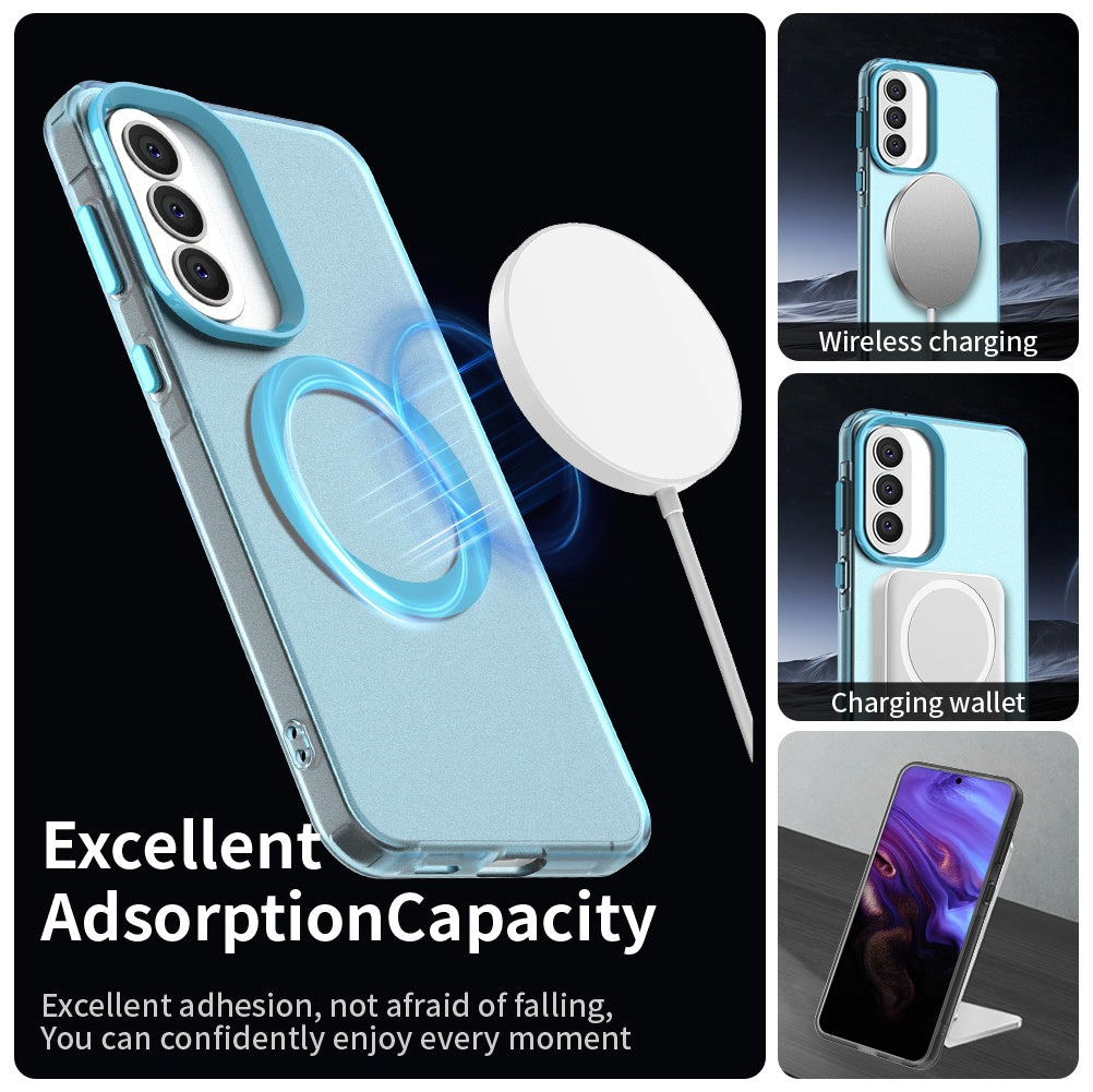 MagSafe cover til Samsung Galaxy A37 5G, Techsuit, CandyCase, Blå