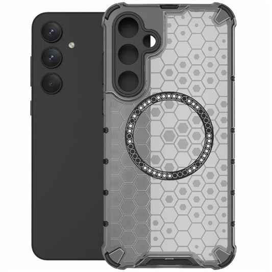 MagSafe-etui til Samsung Galaxy A55 5G A556, Techsuit, HoneyComb Shield, Sort