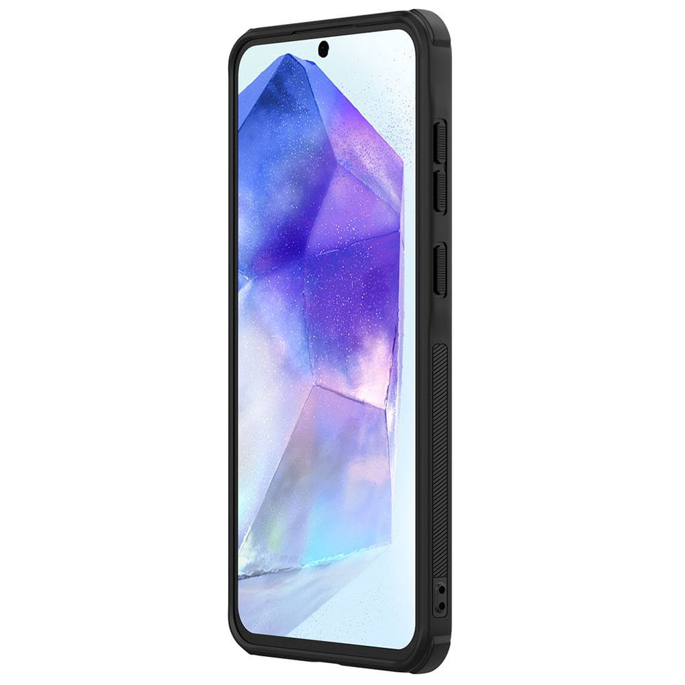 MagSafe-etui til Samsung Galaxy A56 A566, Nillkin, Super Shield Pro, Sort Satin