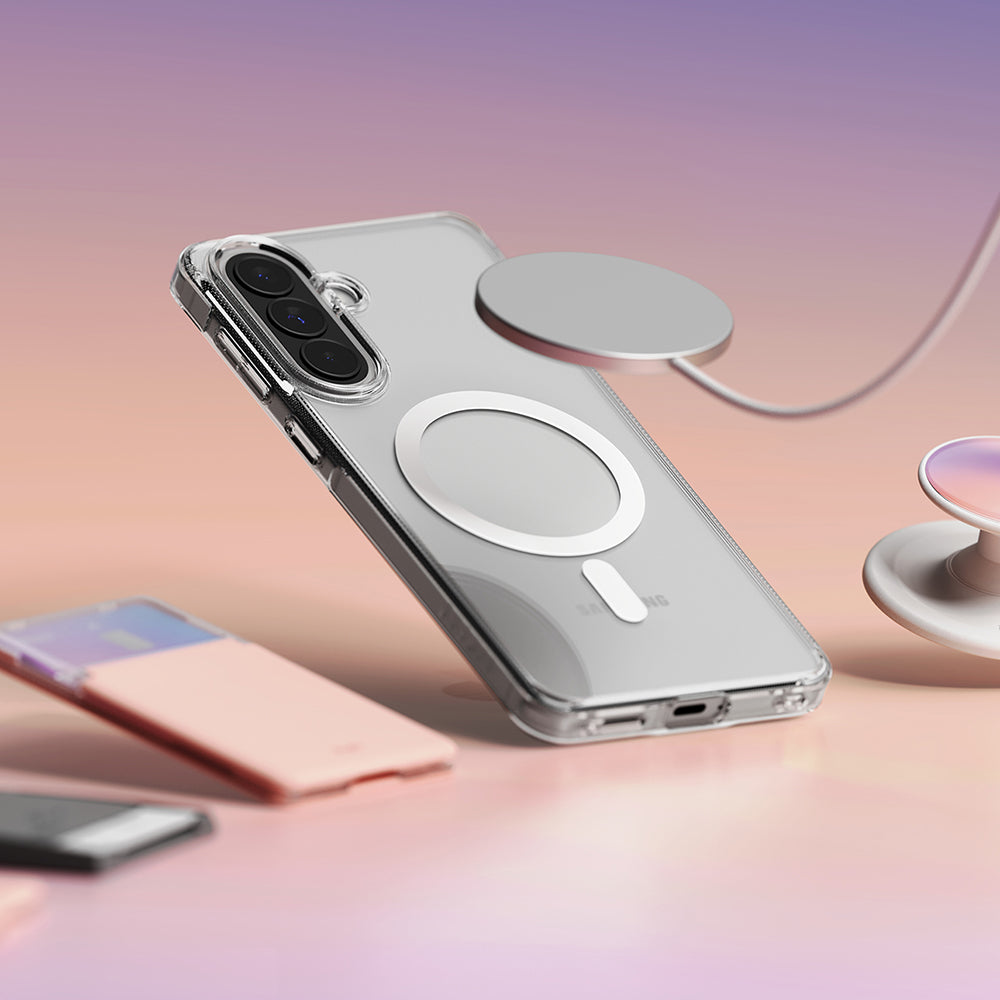 MagSafe cover til Samsung Galaxy A57 5G, Ringke, Fusion, Gennemsigtig
