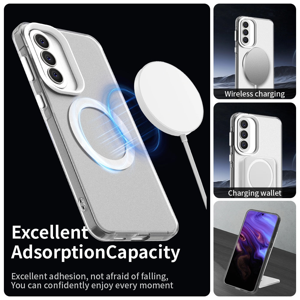 MagSafe cover til Samsung Galaxy A57 5G, Techsuit, CandyCase, Hvid