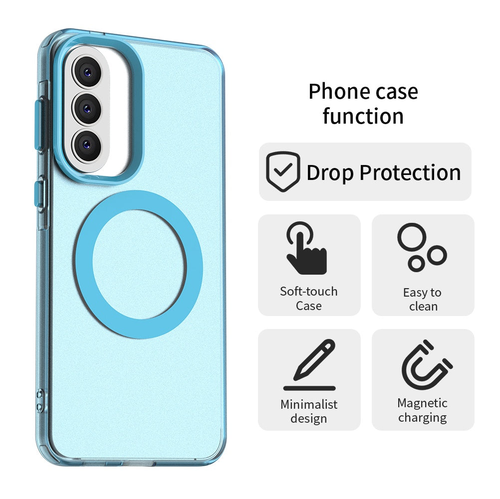 MagSafe cover til Samsung Galaxy A57 5G, Techsuit, CandyCase, Blå