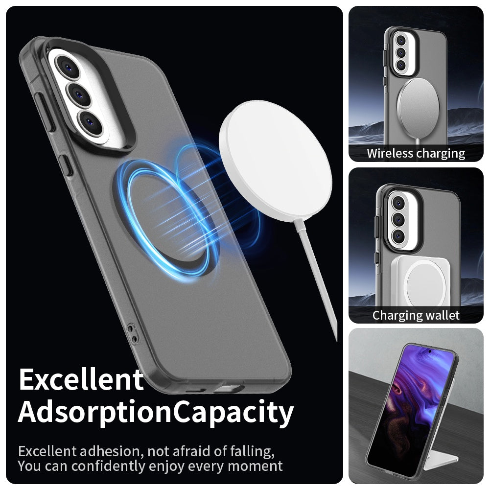 MagSafe cover til Samsung Galaxy A57 5G, Techsuit, CandyCase, Sort