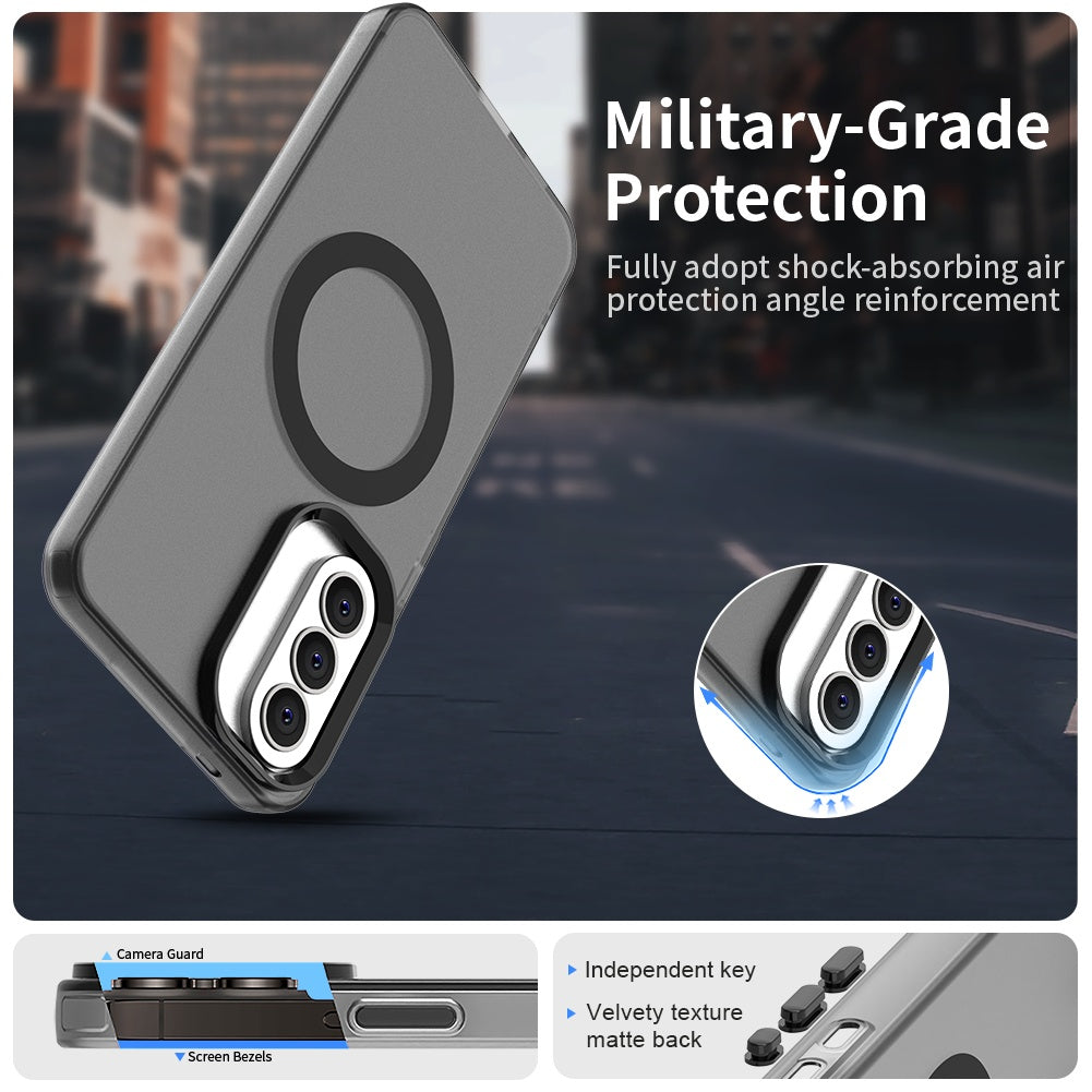 MagSafe cover til Samsung Galaxy A57 5G, Techsuit, CandyCase, Sort