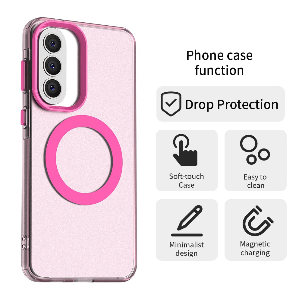 MagSafe cover til Samsung Galaxy A57 5G, Techsuit, CandyCase, Pink