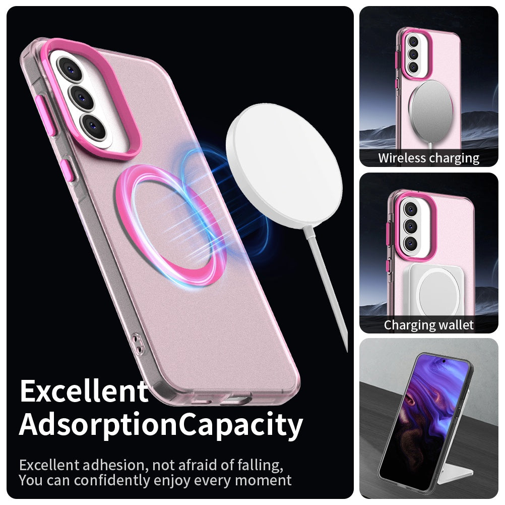 MagSafe cover til Samsung Galaxy A57 5G, Techsuit, CandyCase, Pink