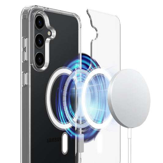 MagSafe cover til Samsung Galaxy A57 5G, Techsuit, Pro, Transparent