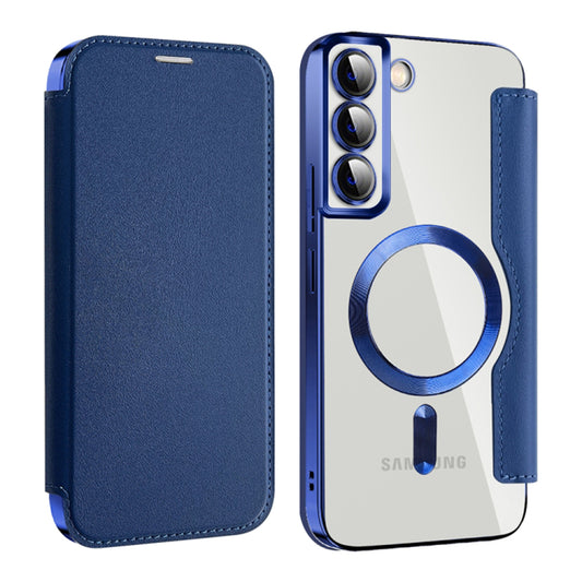 MagSafe-etui til Samsung Galaxy S22+ 5G S906, Techsuit, SmartMag Book, Blå