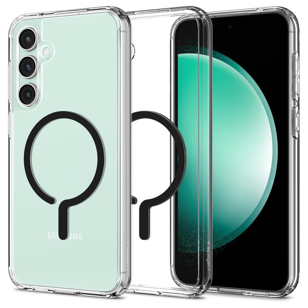 MagSafe cover til Samsung Galaxy S23 FE S711, Spigen, Ultra Hybrid OneTap Ring, Gennemsigtig