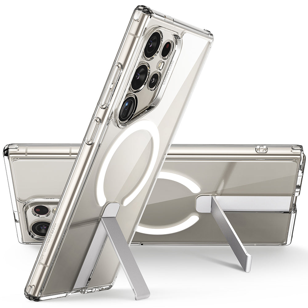 MagSafe cover til Samsung Galaxy S24 Ultra S928, ESR, Boost Flickstand, Gennemsigtig