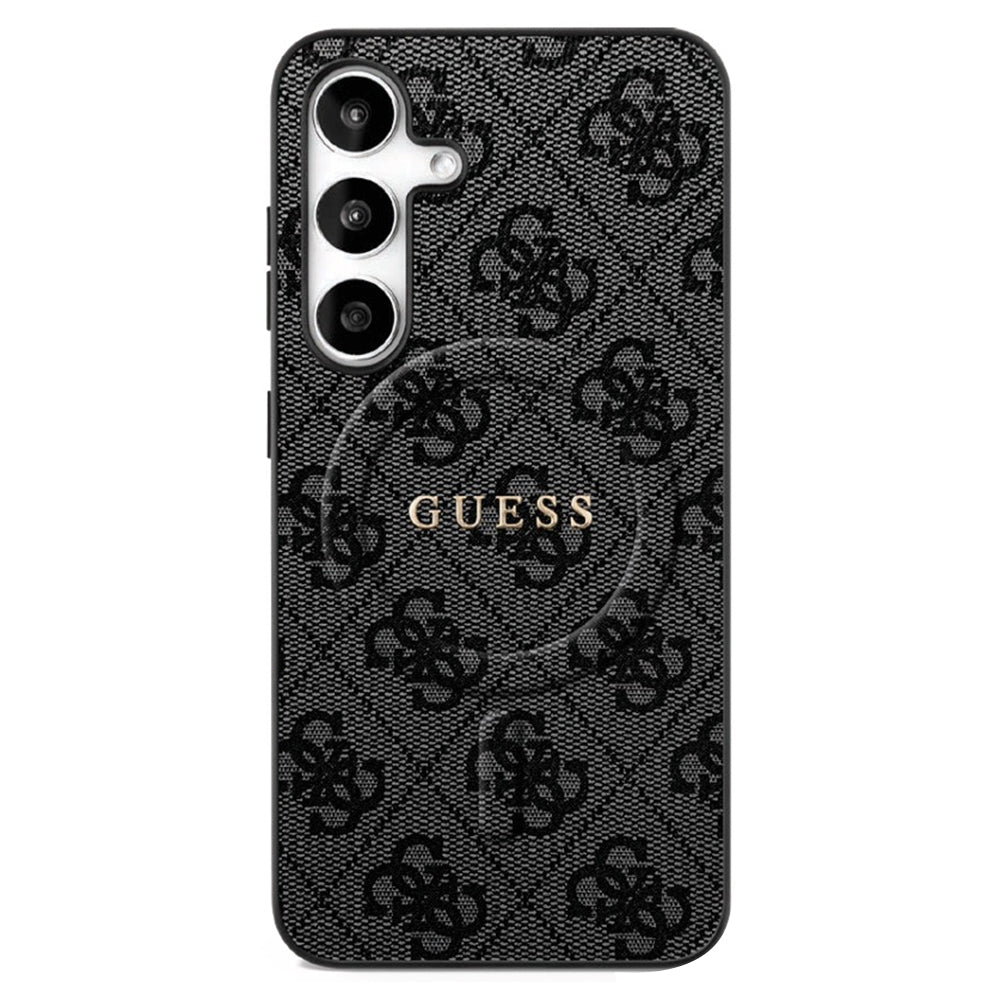 MagSafe cover til Samsung Galaxy S25 FE, Guess, 4G Ring Classic Logo, Sort