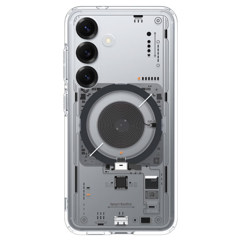 MagSafe cover til Samsung Galaxy S25 S931, Spigen, Ultra Hybrid Neo One, Transparent ACS09470