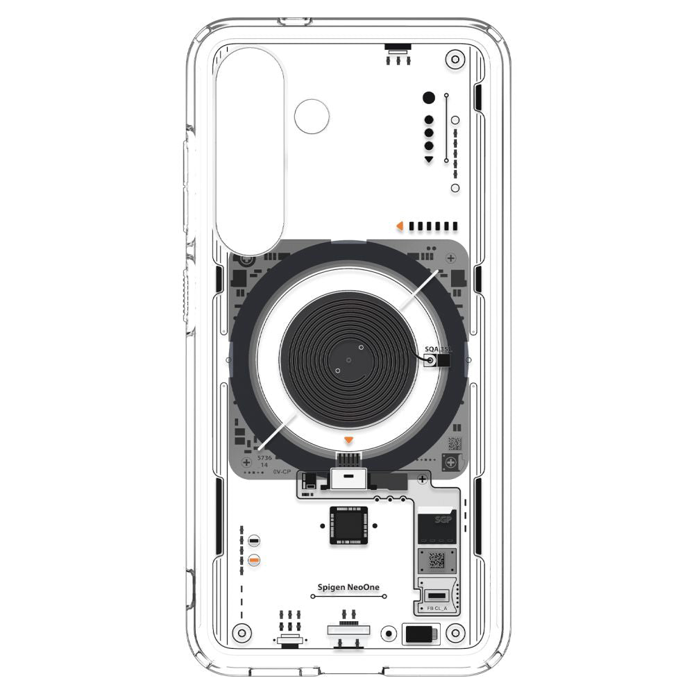 MagSafe cover til Samsung Galaxy S25 S931, Spigen, Ultra Hybrid Neo One, Transparent ACS09470