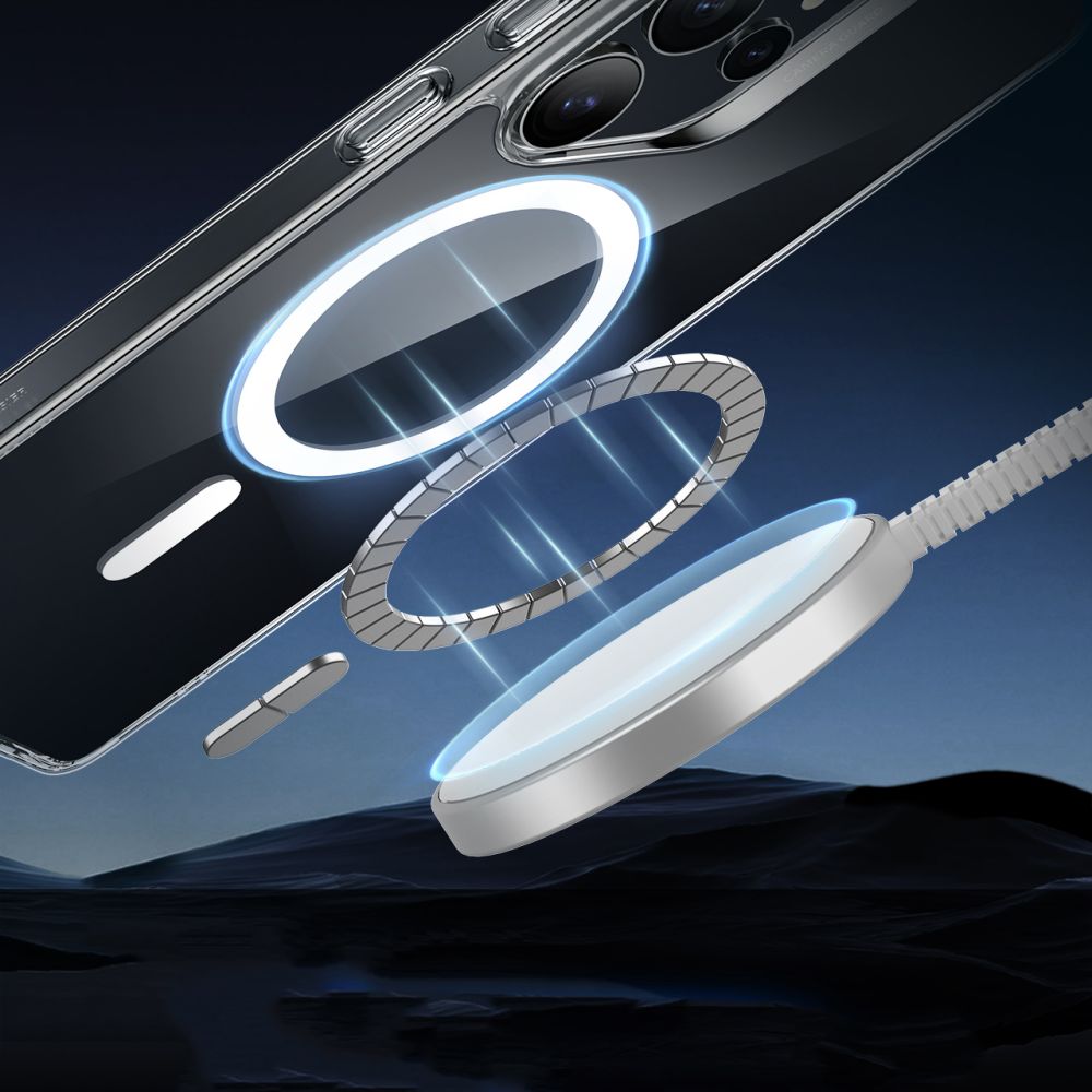 MagSafe cover til Samsung Galaxy S25 Ultra S938, ESR, Classic Hybrid, Gennemsigtig