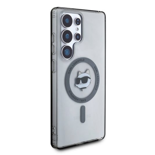 MagSafe cover til Samsung Galaxy S25 Ultra S938, Karl Lagerfeld, IML Choupette's Head, Sort