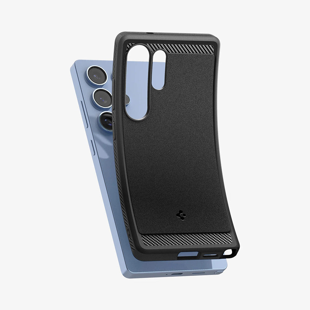 MagSafe cover til Samsung Galaxy S25 Ultra S938, Spigen, Rugged Armor, Mat Sort ACS08951