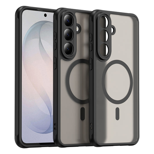 MagSafe Case for Samsung Galaxy S26 FE, Techsuit, HaloFrost II, Black