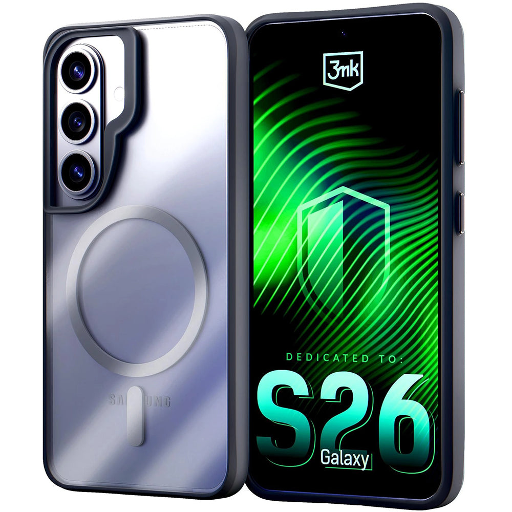 MagSafe cover til Samsung Galaxy S26 Plus, 3MK, Satin Armor, Transparent