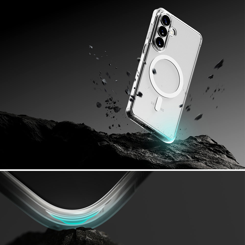 MagSafe cover til Samsung Galaxy S26 Plus S947, Ringke, Fusion, Gennemsigtig