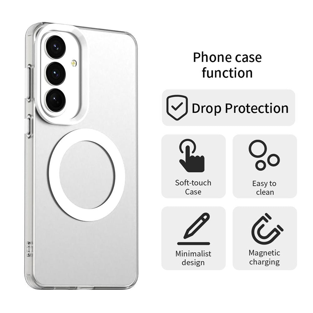 MagSafe cover til Samsung Galaxy S26 Plus, Techsuit, CandyCase, Hvid